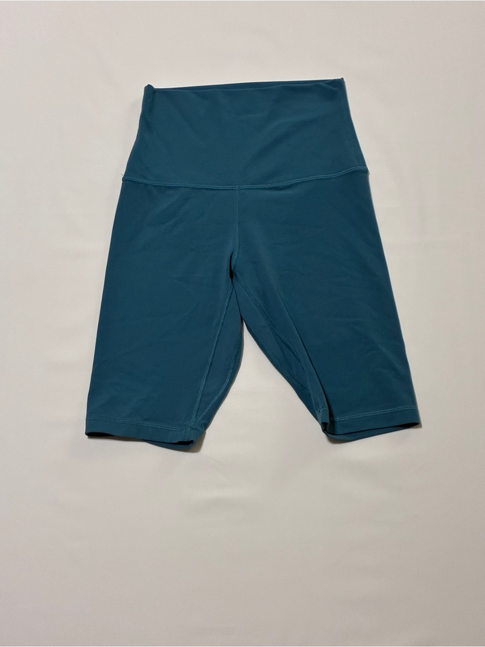 Lululemon Teal Biker Shorts; 10” inseam; Size 6
